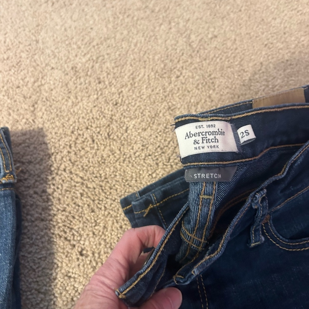Abercrombie & Fitch Dark Blue Women Jeans